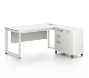 L- Shaped Desk with Metal Legs - DG16 Series