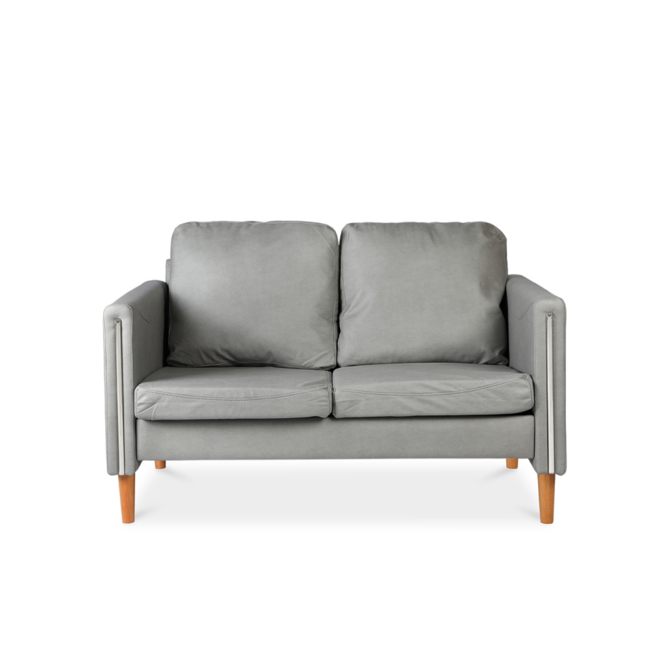2‑Seater Office Sofa – Grey Fabric – AJXP246 Series