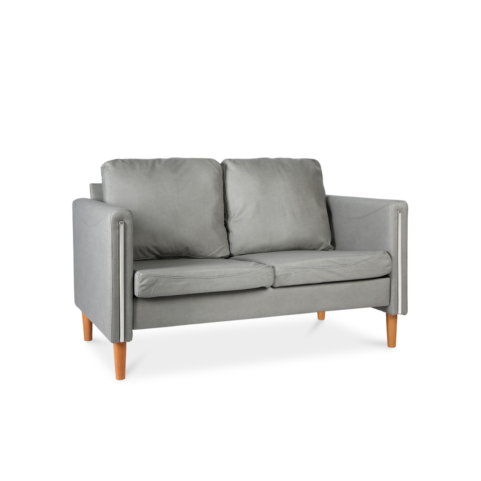 2‑Seater Office Sofa – Grey Fabric – AJXP246 Series