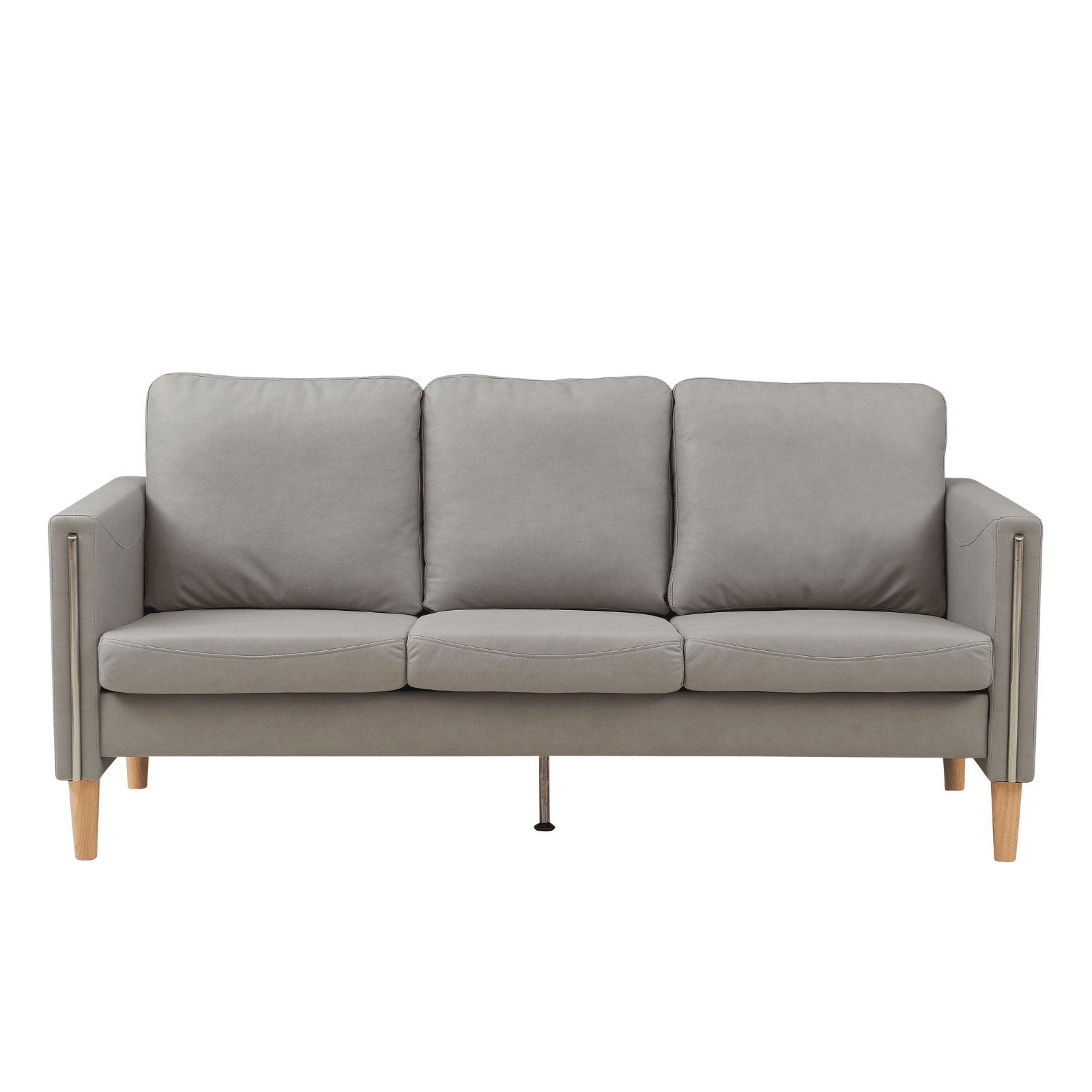 3‑Seater Office Sofa – Grey Fabric – AJXP246 Series