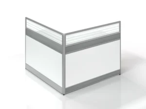 L-shaped single person workstation