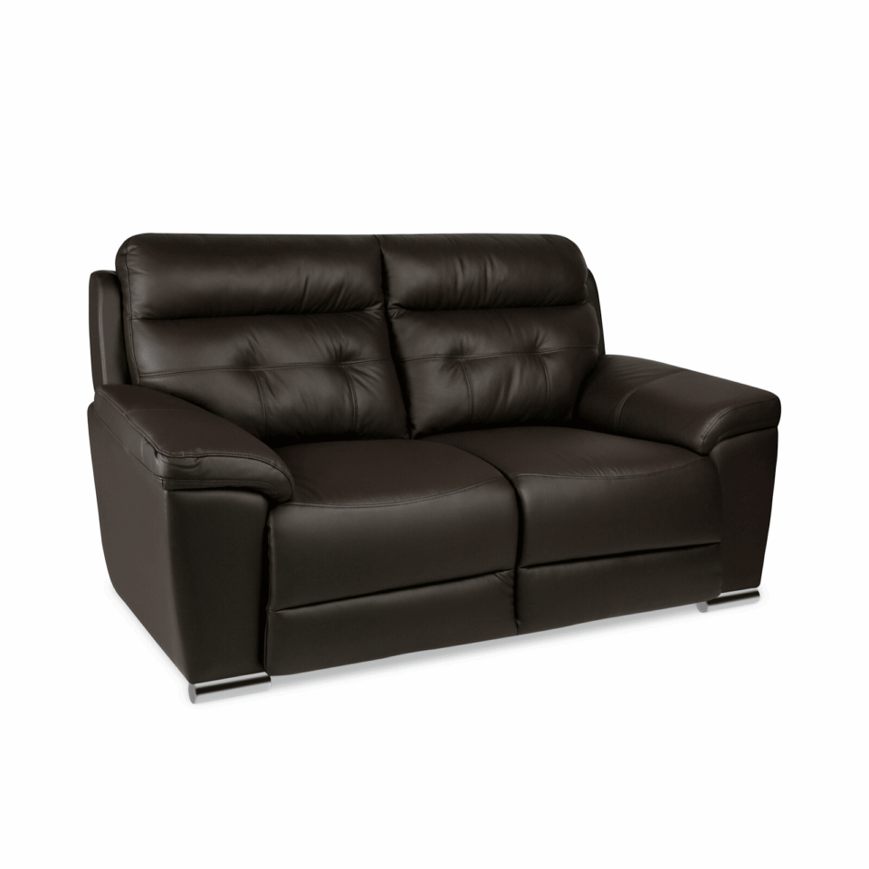 2‑Seater Leather Sofa – Gobi Series