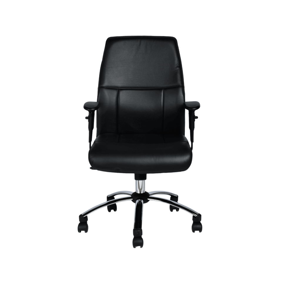 MEDIUM BACK LEATHER CHAIR