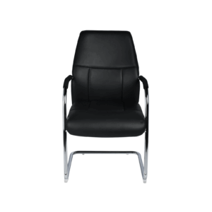 LEATHER VISITOR CHAIR