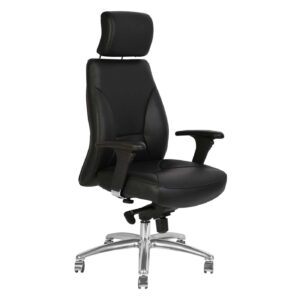 HIGH-BACK LEATHER CHAIR