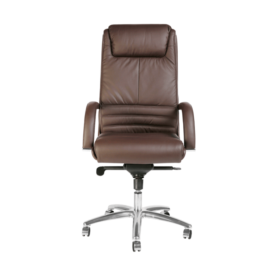 HIGH BACK LEATHER CHAIR
