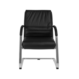 LEATHER VISITOR CHAIR