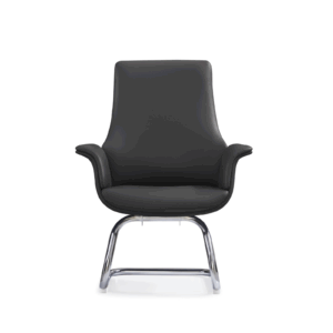LEATHER VISITOR CHAIR
