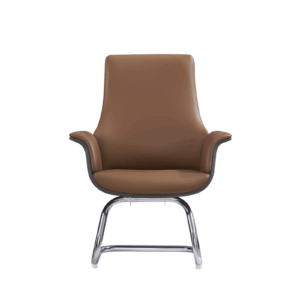 LEATHER VISITOR CHAIR