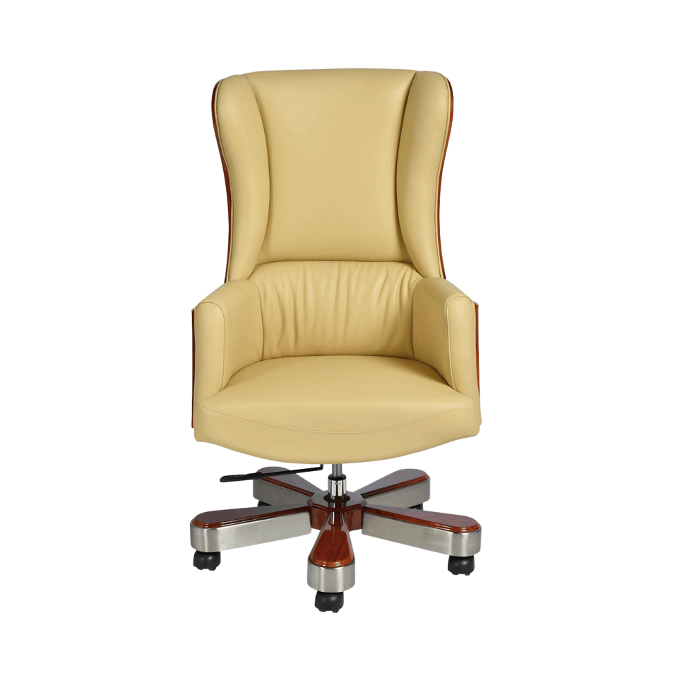 HIGH BACK LEATHER CHAIR