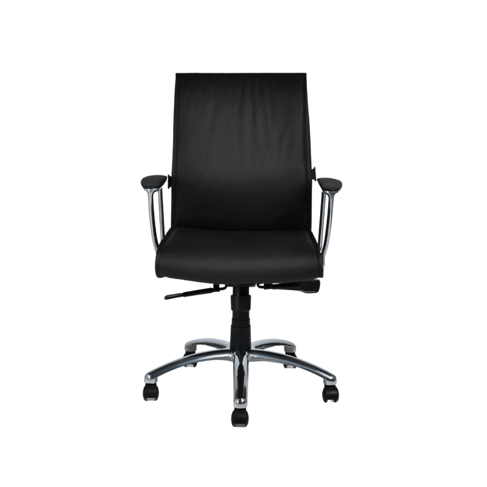 MEDIUM BACK LEATHER CHAIR