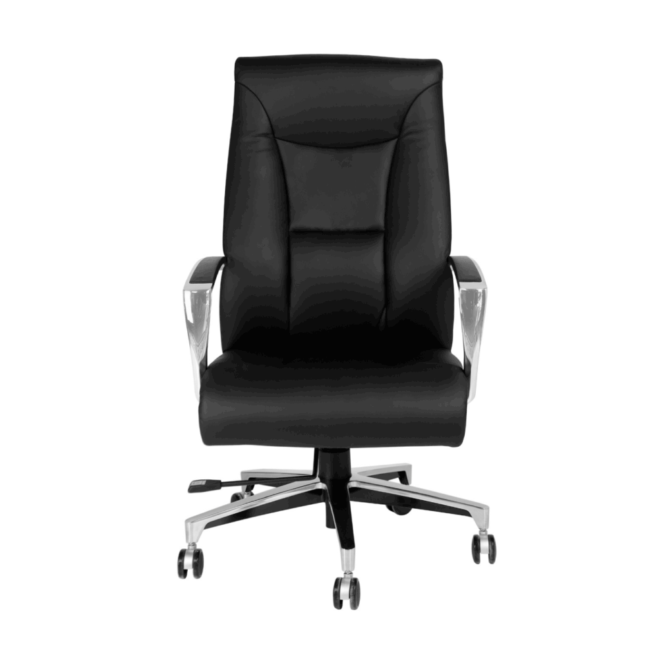 LEATHER HIGH BACK CHAIR