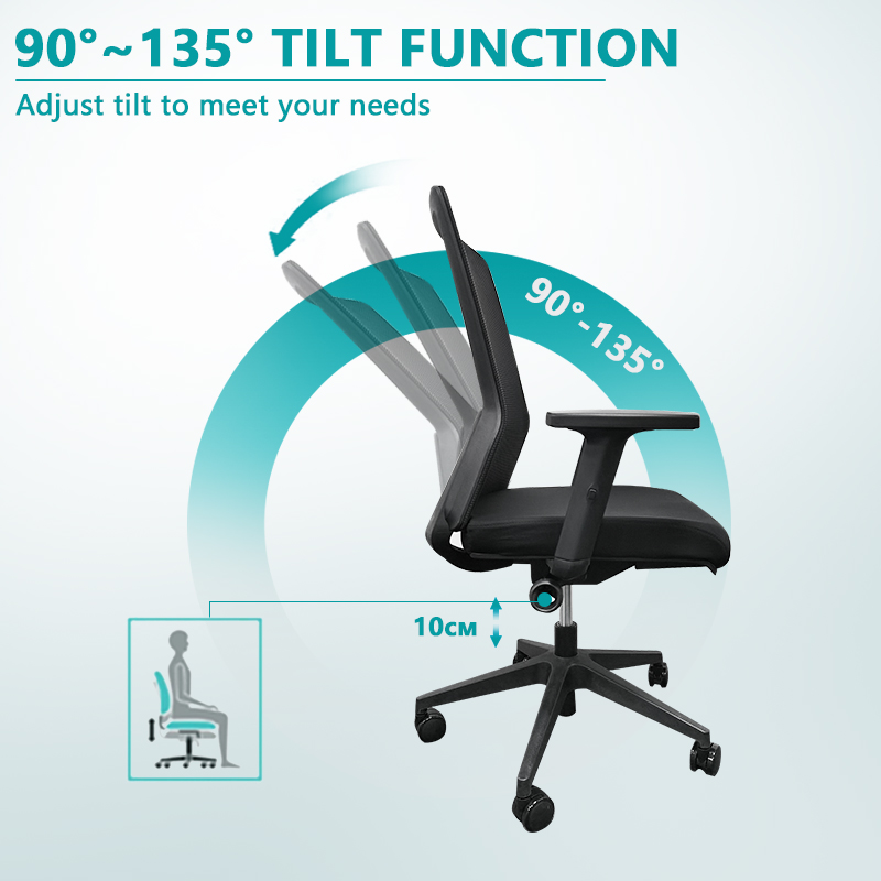 medium back mesh chair