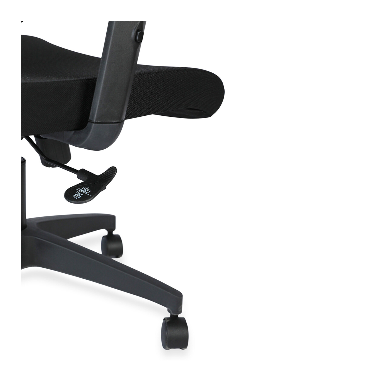 High Back Chair in Black Mesh