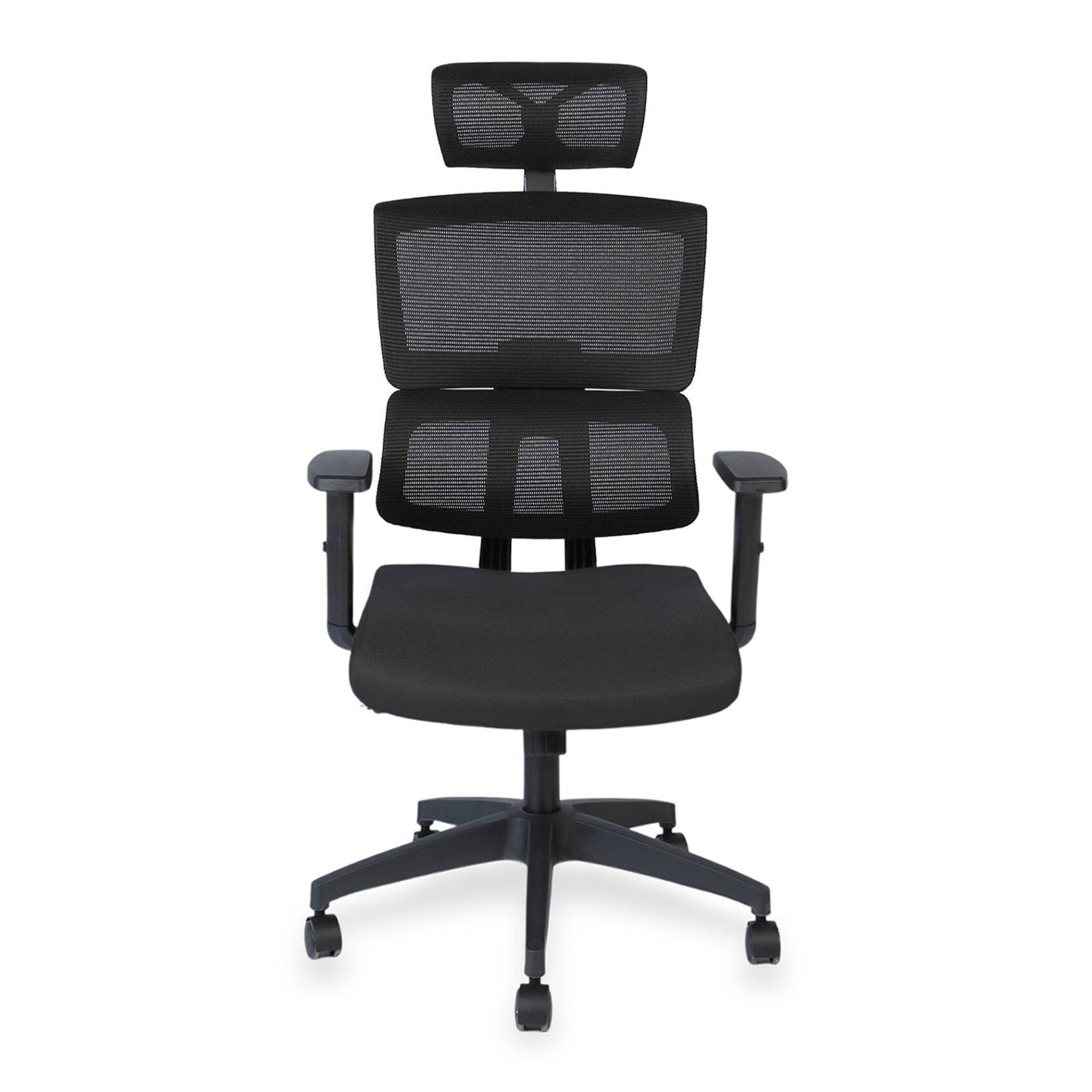 High Back Chair in Black Mesh