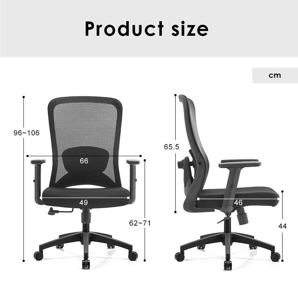 Mid Back Staff Mesh Office Chair