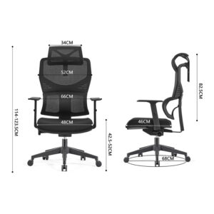 Ergonomic high back mesh chair