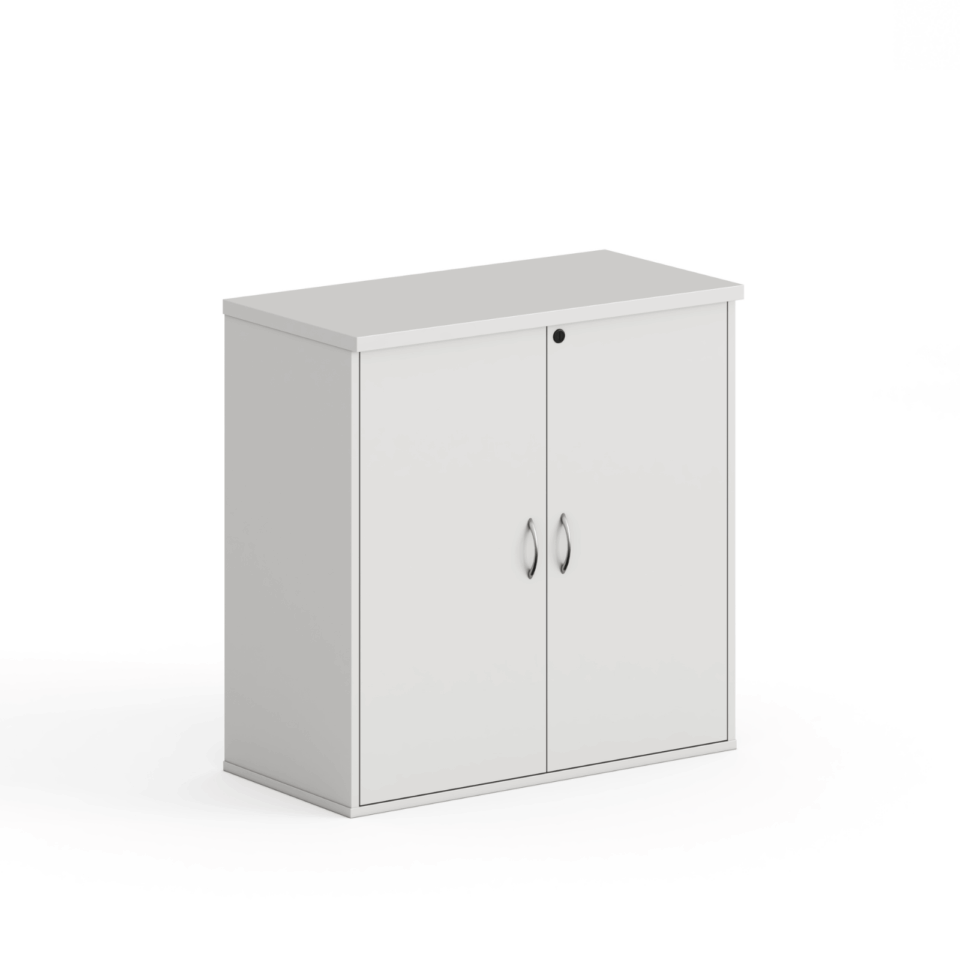 LOW CABINET WITH WOODEN SWING DOORS