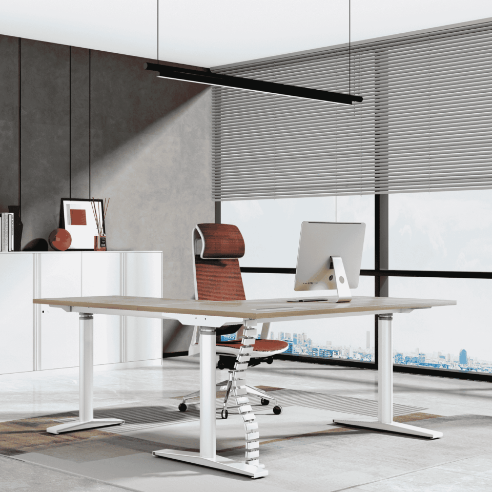 Height Adjustable Desk Frame (Without Top)