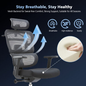 High Back Ergonomic Office Mesh Chair