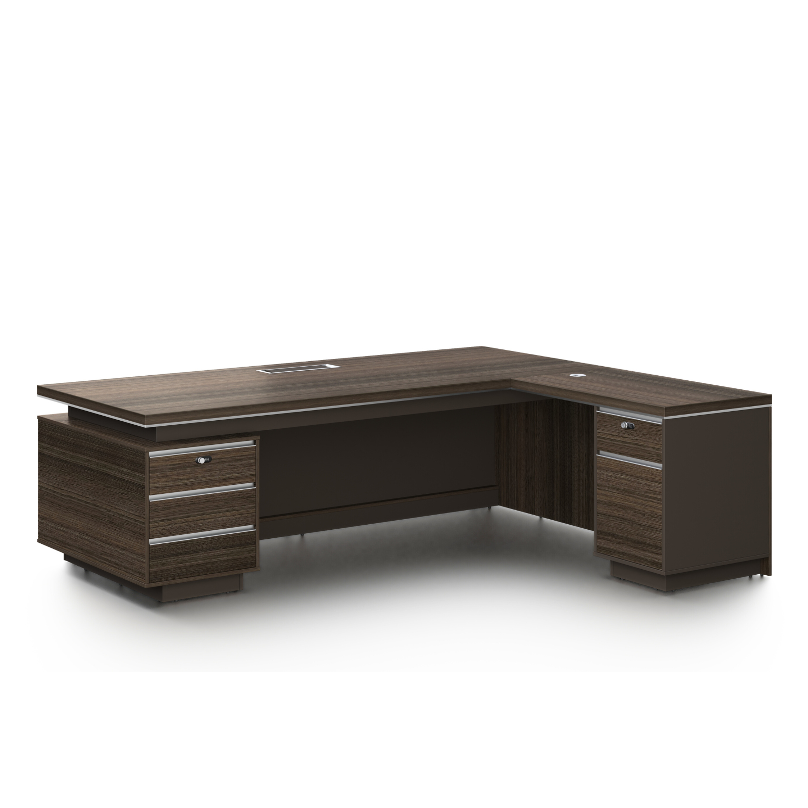 Executive Desk with Pedestal & Side Table – DG07 Series