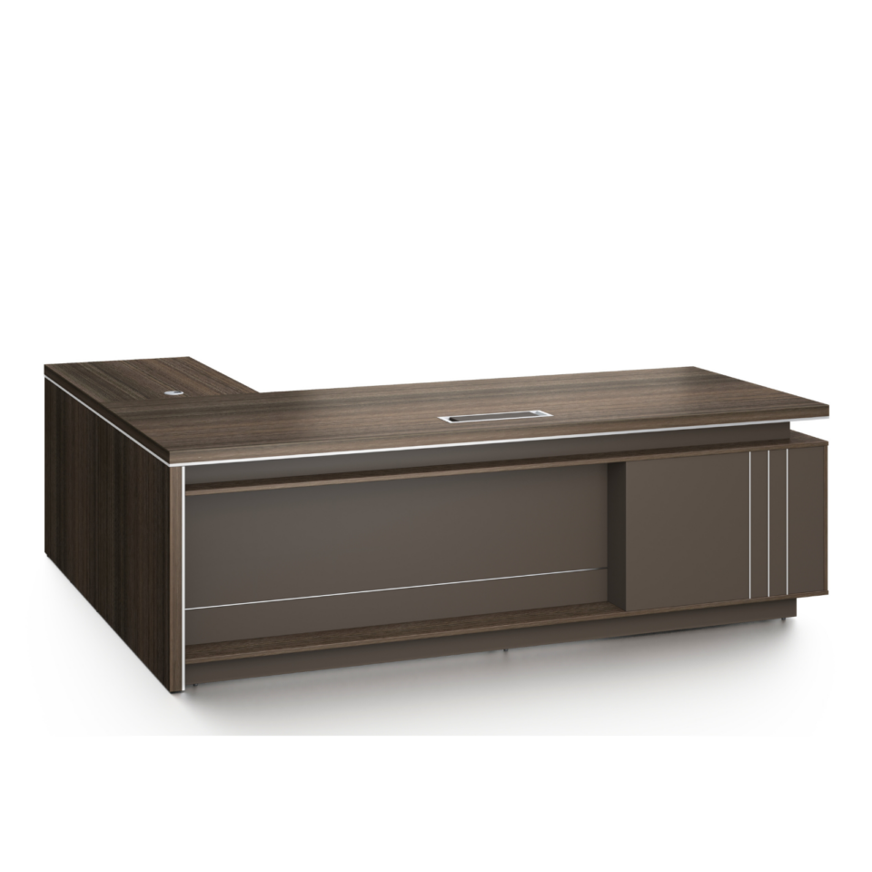 Executive Desk with Pedestal & Side Table – DG07 Series