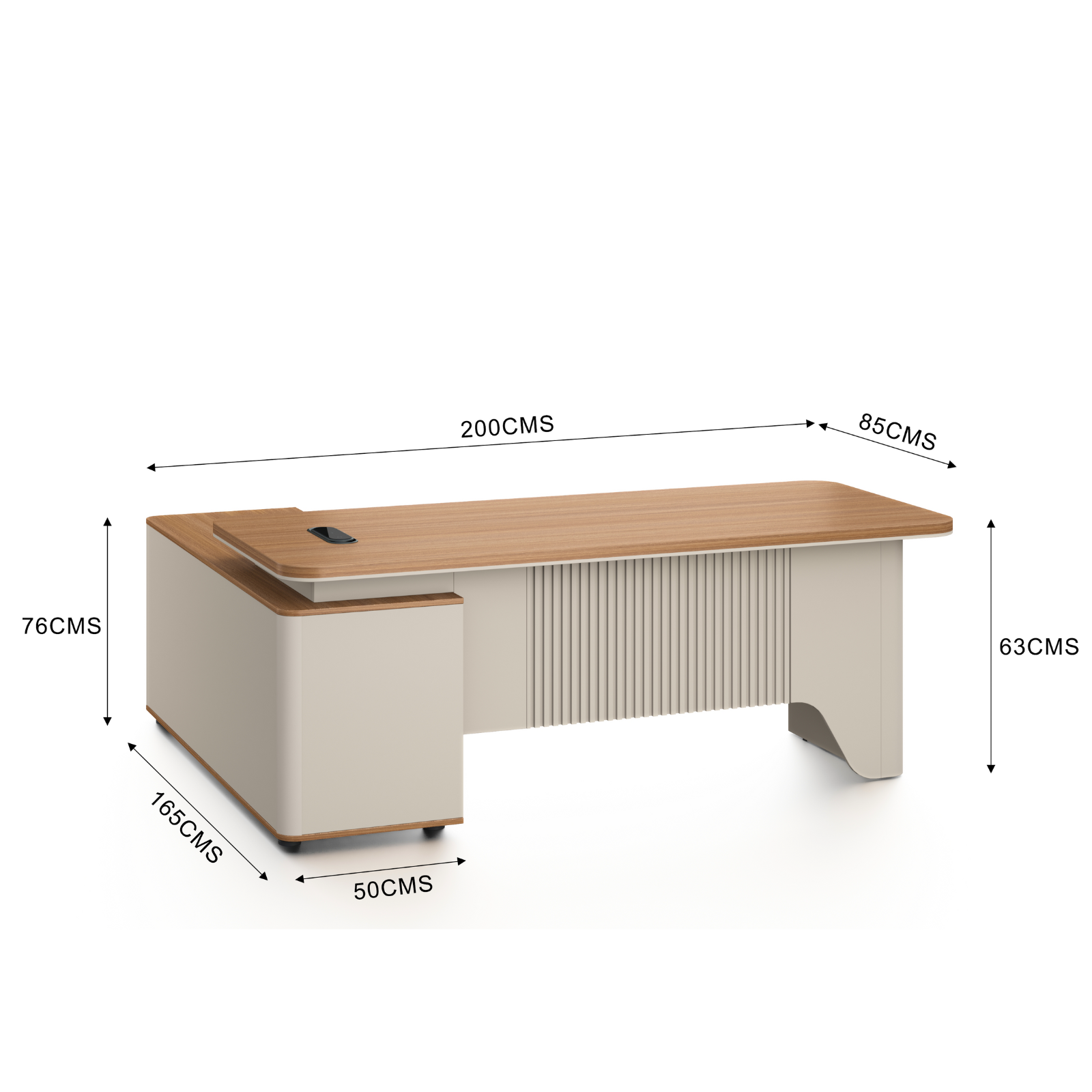 Executive Desk with Side Extension – DG39 Series