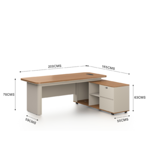 Executive Desk with Side Extension – DG39 Series