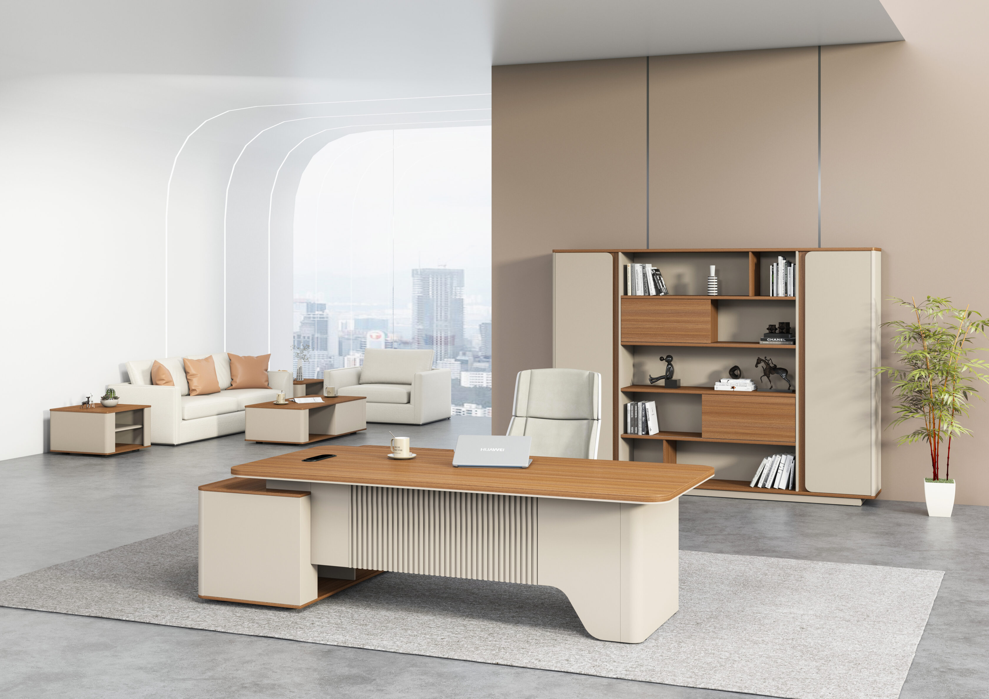 Executive Desk with Side Extension – DG39 Series