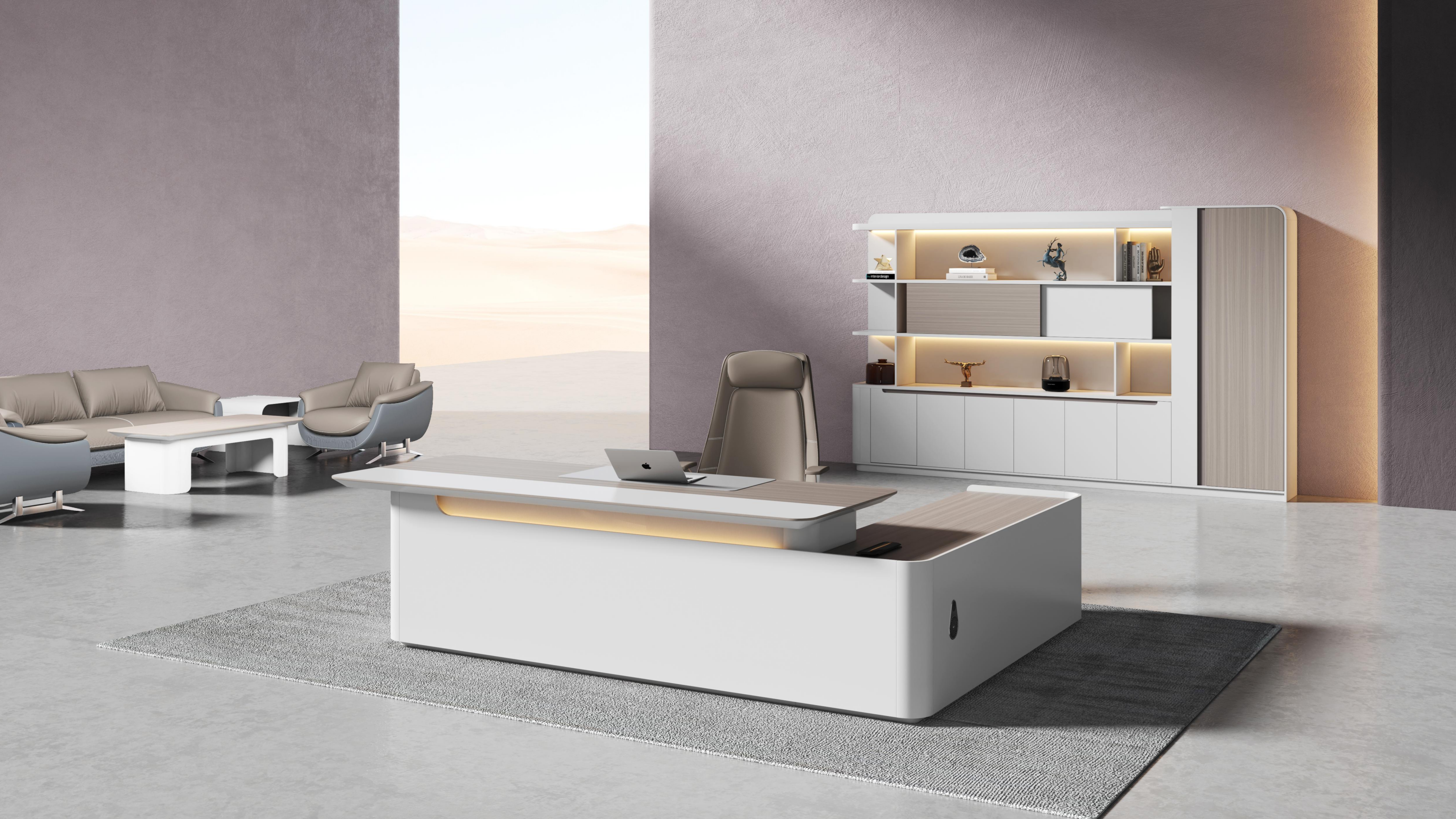 Executive Desk with Side Extension – DG‑DDE Series