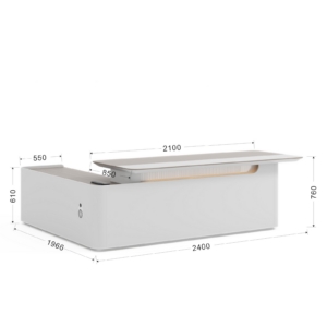 Executive Desk with Side Extension – DG‑DDE Series