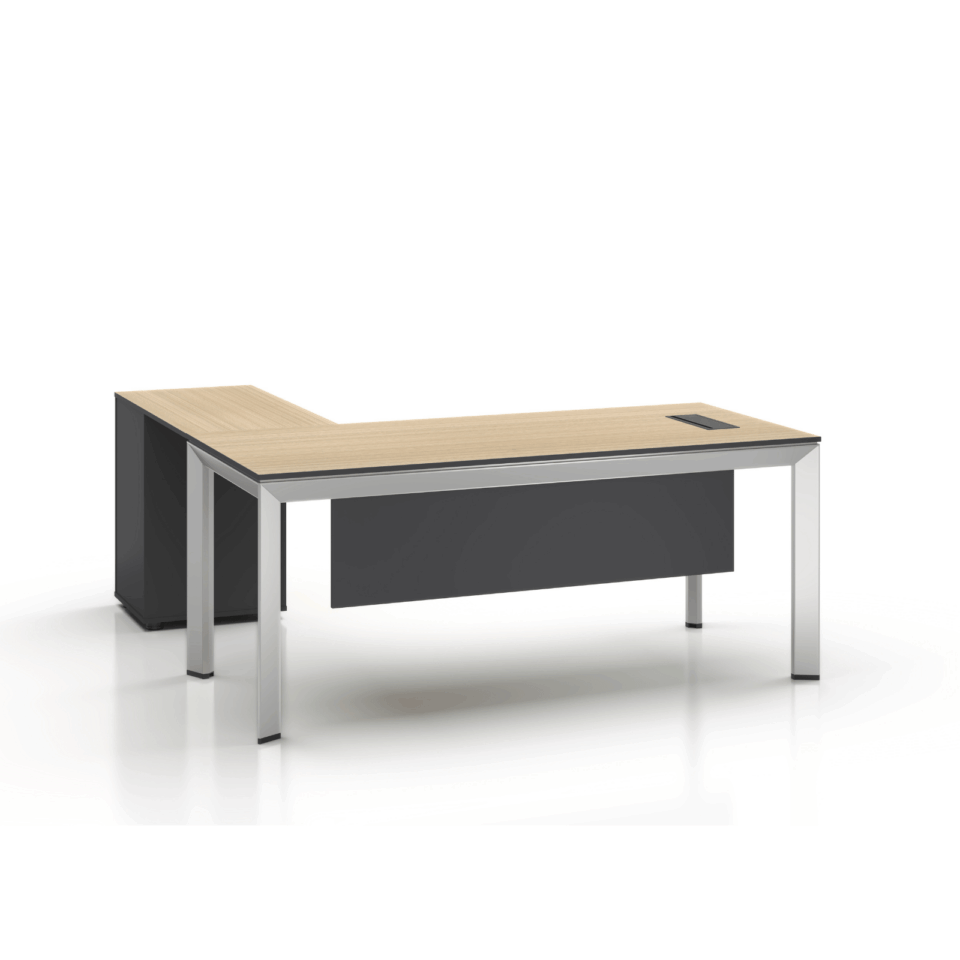 Executive Desk with Side Extension – DGMNY Series