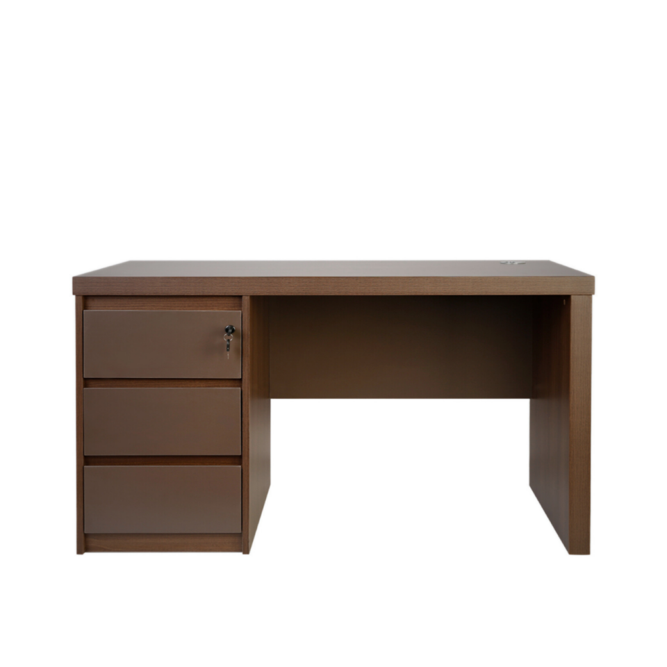 office desk with 3 drawer pedestal