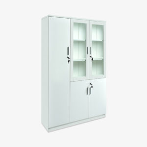 Wooden File Cabinet with Lock