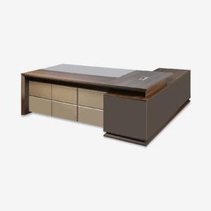 Executive Desk with Fixed Side Extension – SRAD Series